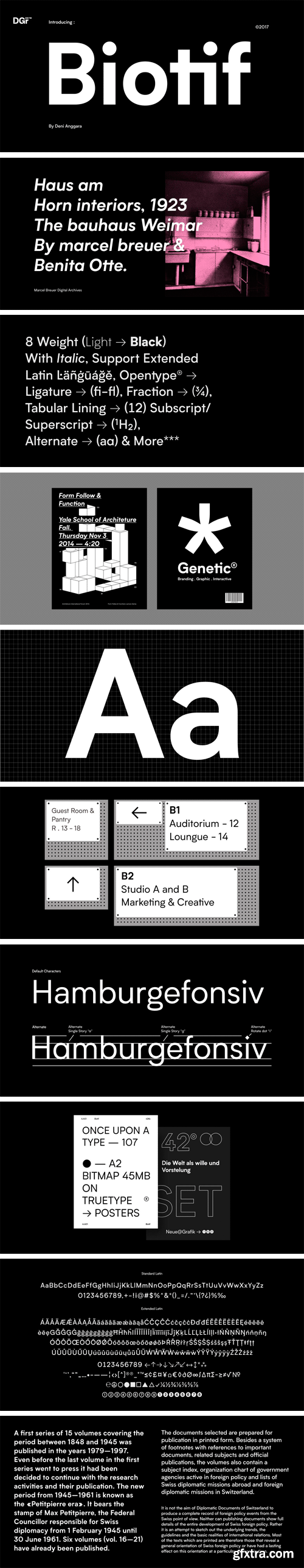 Biotif Font Family