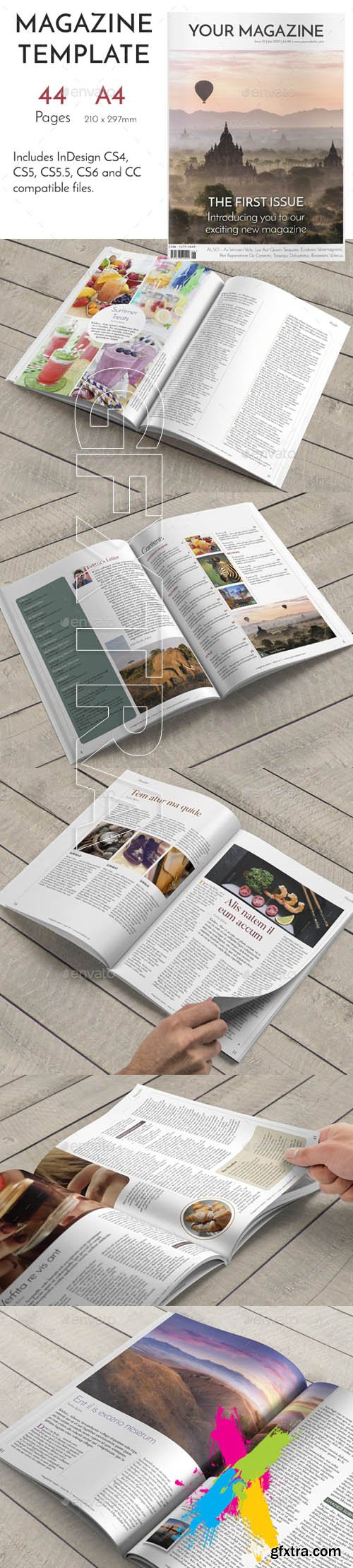 Graphicriver - 44 Page Elegant InDesign Magazine A4 20228289