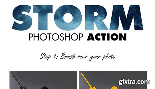 GraphicRiver Storm Photoshop Action 11662248