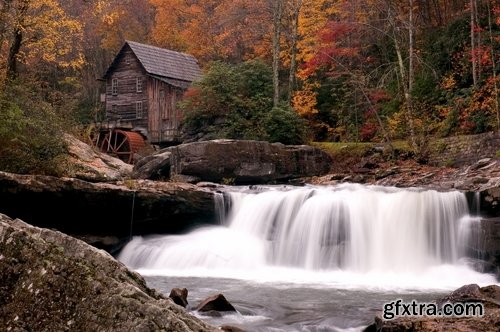 Nature waterfall creek landscape rest travel picture to your desktop 20 HQ Jpeg