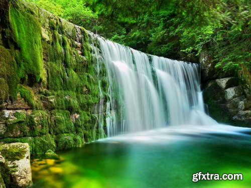 Nature waterfall creek landscape rest travel picture to your desktop 20 HQ Jpeg