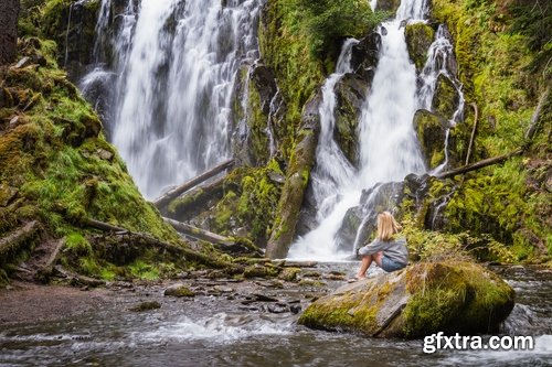 Nature waterfall creek landscape rest travel picture to your desktop 20 HQ Jpeg