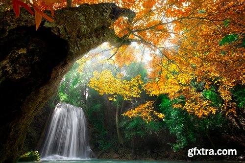 Nature waterfall creek landscape rest travel picture to your desktop 20 HQ Jpeg