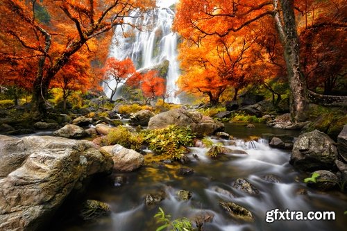 Nature waterfall creek landscape rest travel picture to your desktop 20 HQ Jpeg