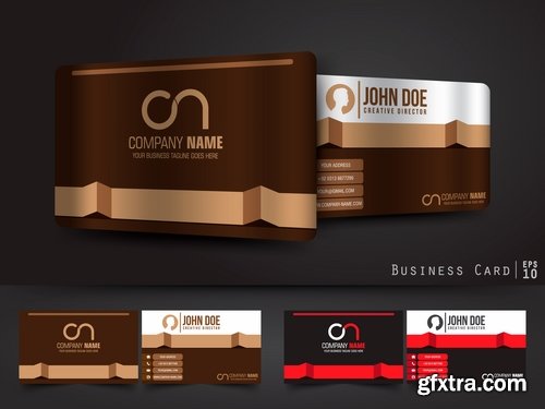 Business card logo backgrade background invitation card flyer 17 EPS