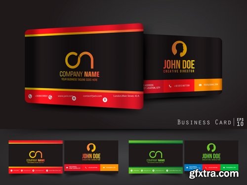 Business card logo backgrade background invitation card flyer 17 EPS