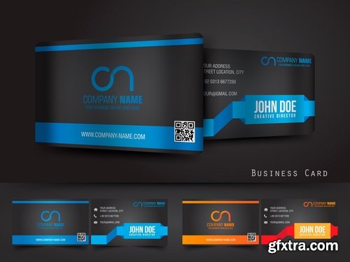 Business card logo backgrade background invitation card flyer 17 EPS