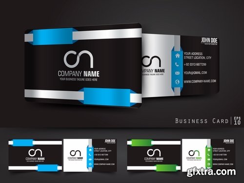 Business card logo backgrade background invitation card flyer 17 EPS