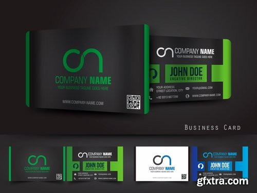 Business card logo backgrade background invitation card flyer 17 EPS