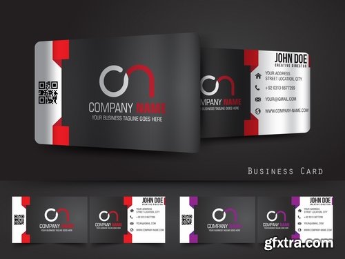 Business card logo backgrade background invitation card flyer 17 EPS