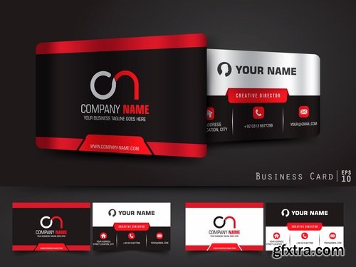 Business card logo backgrade background invitation card flyer 17 EPS