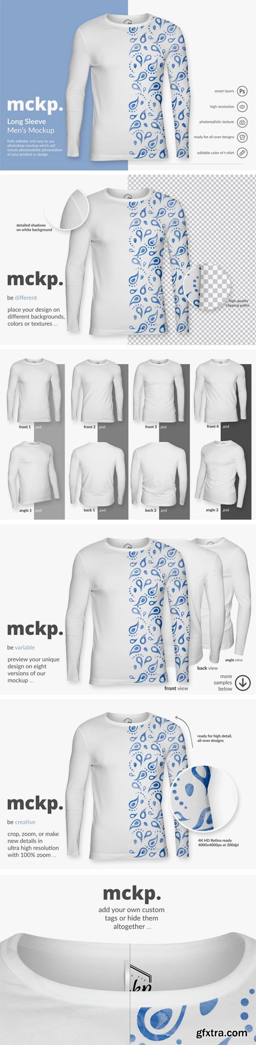 CM - Long Sleeve by mckp - Men\'s Mockup 1620321