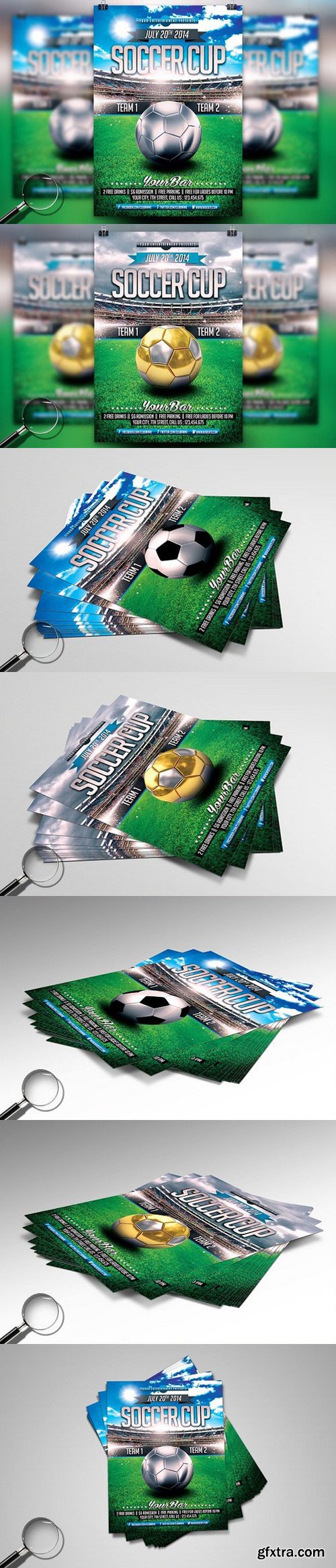 CM - Soccer Cup | Modern Flyer Template 1625438