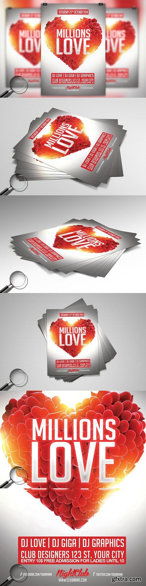 CM - Millions Love | Pure Flyer Template 1625386