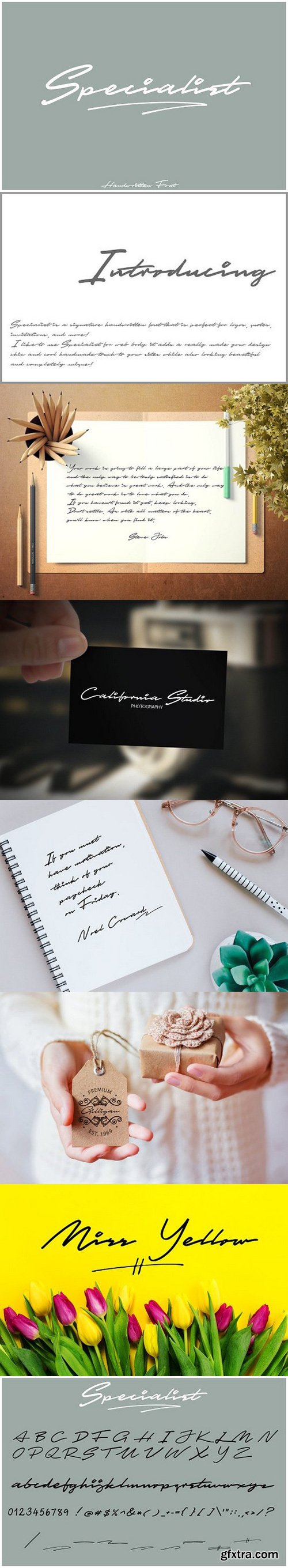 CM - Specialist Handwritten Font 1615940