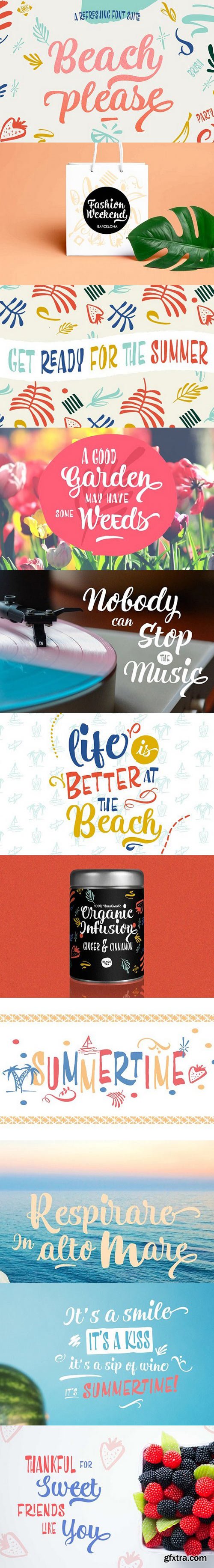 CM - Beach Please Script Fonts 1586221