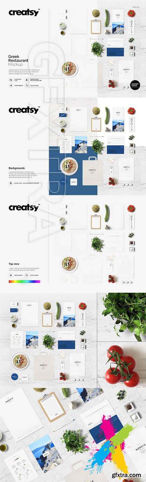 CM - Greek Restaurant Mockup 1671901