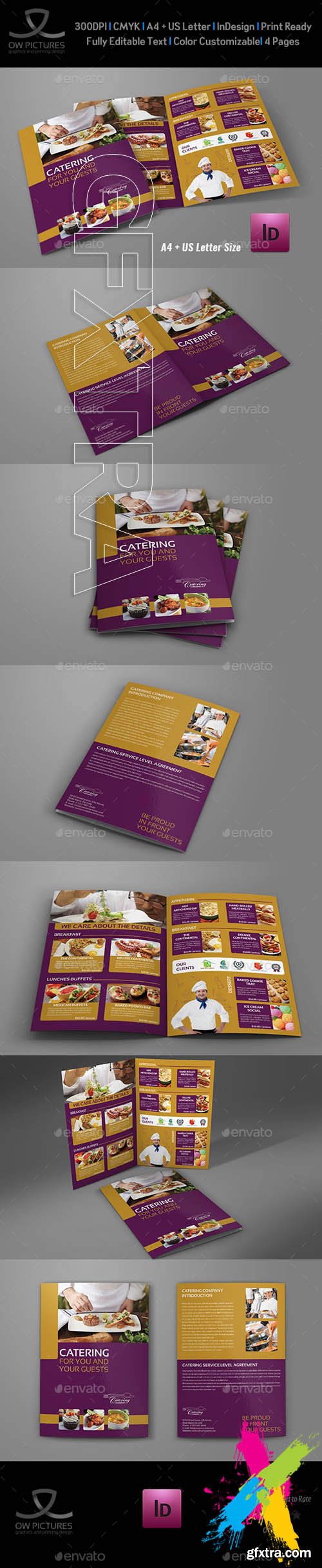 Graphicriver - Catering Bi-Fold Brochure Template 20268691