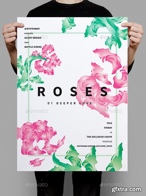 GR - Roses Summer Poster / Flyer 20361586