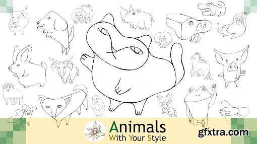 Pencil Doodling: Create Animals with Your Own Style in Simple Steps