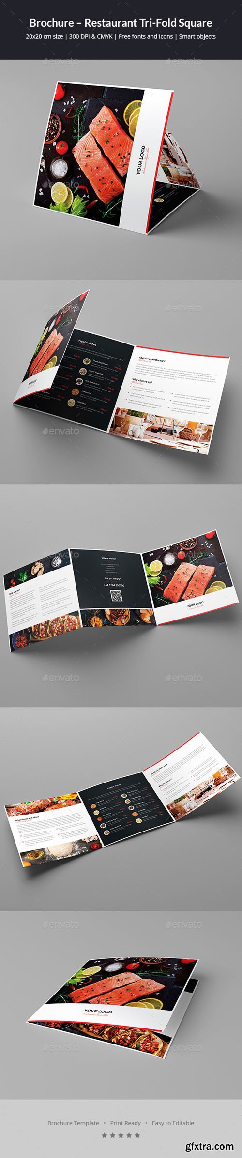 GR - Brochure – Restaurant Tri-Fold Square 20344929