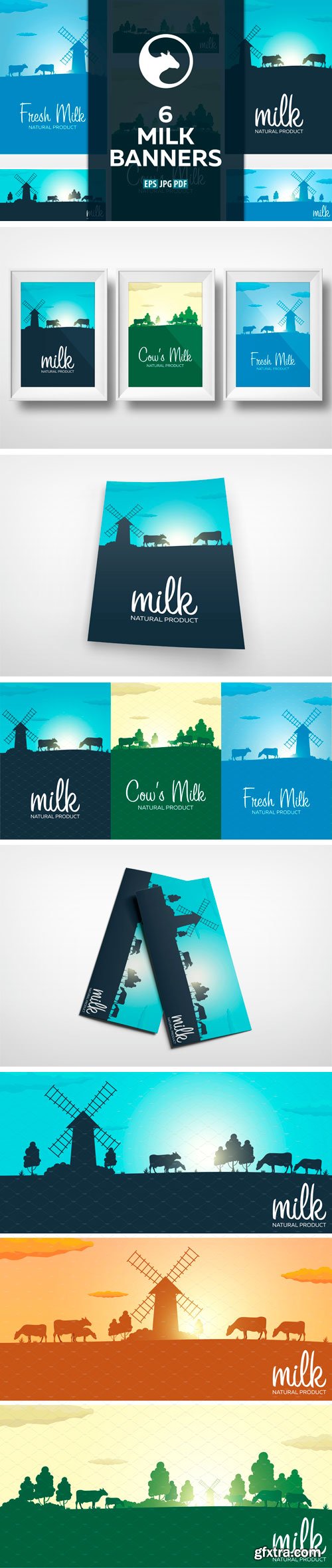 CM - Milk Banners 1624906