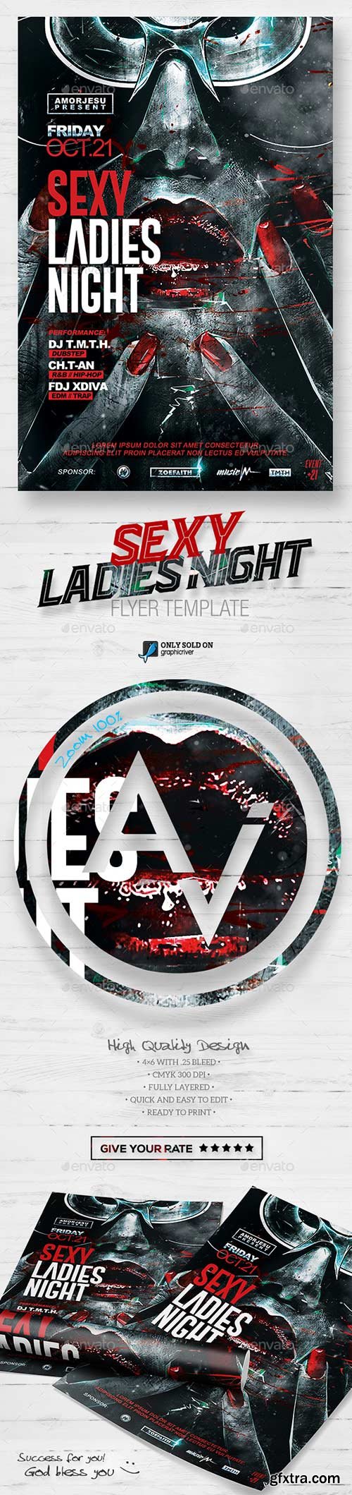 Graphicriver - Sexy Ladies Night Flyer Template 15548279