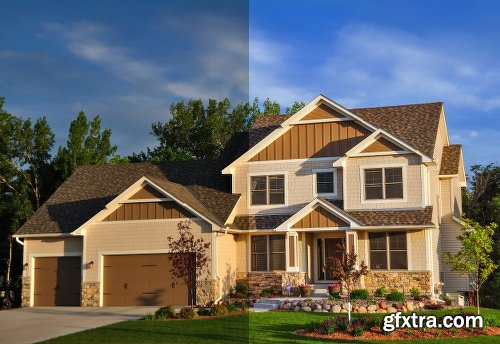 CreativeMarket 35 Exterior Real Estate HDR Presets 1148474