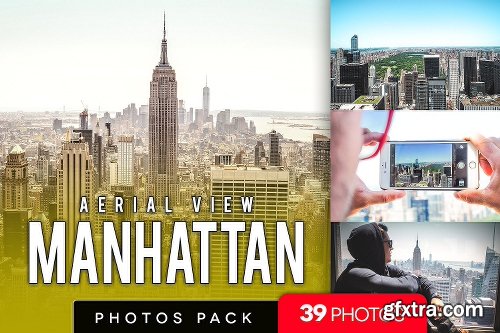 CreativeMarket aerial view Manhattan /39 pics 1292671