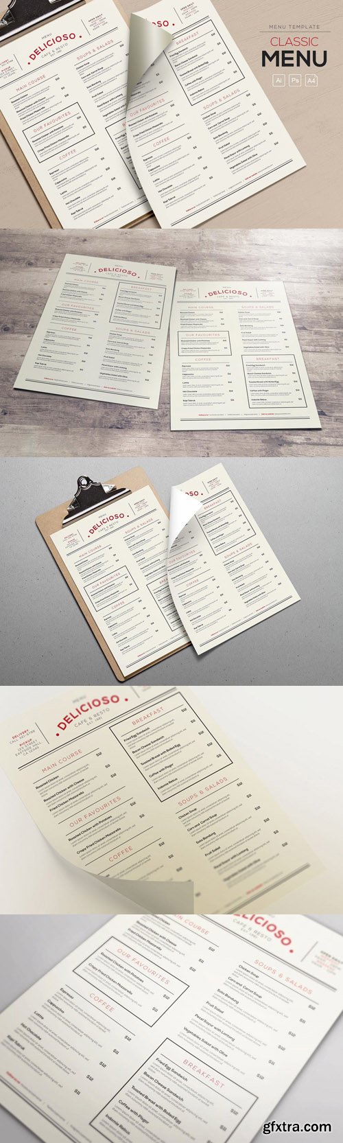 Simple Classic Menu