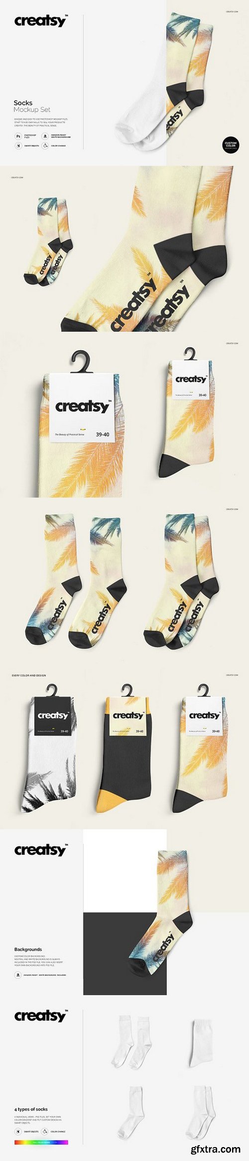 CM - Socks Mockup Set 1616830