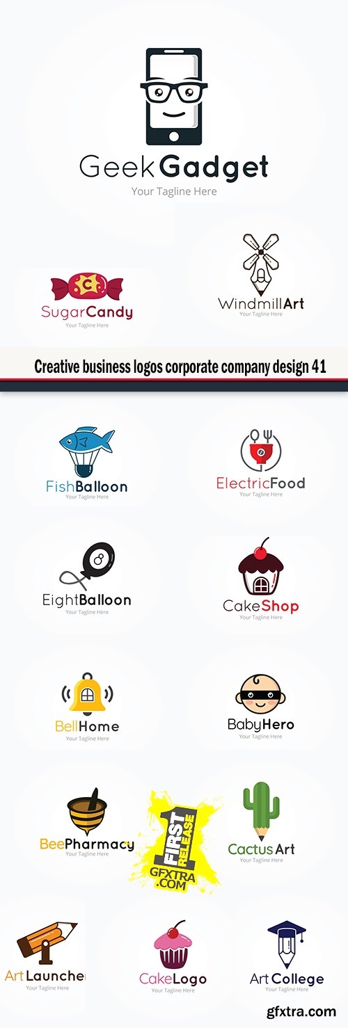 Creative business logos corporate company design 41