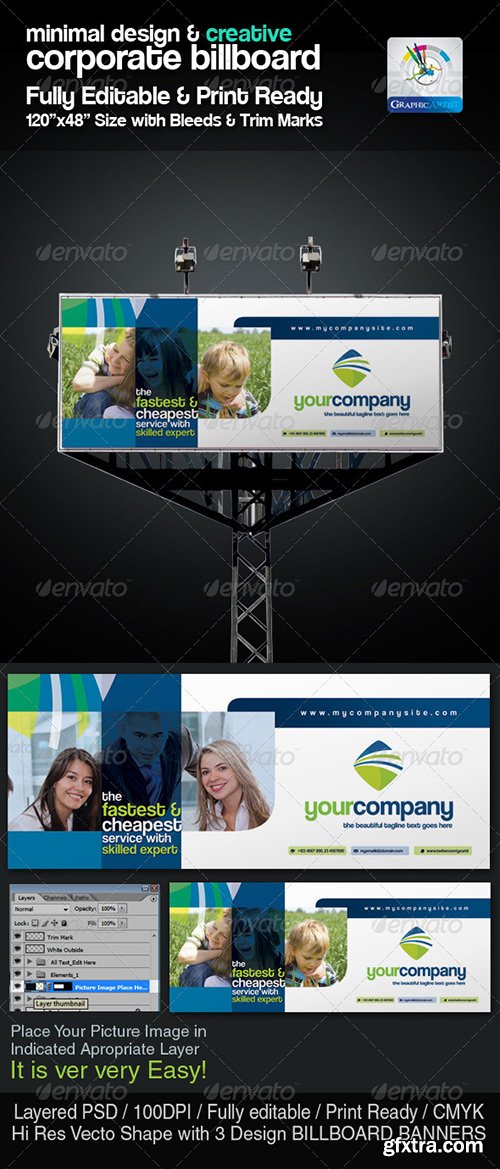 Graphicriver - Minimal & Creative Corporate Billboard 2404652