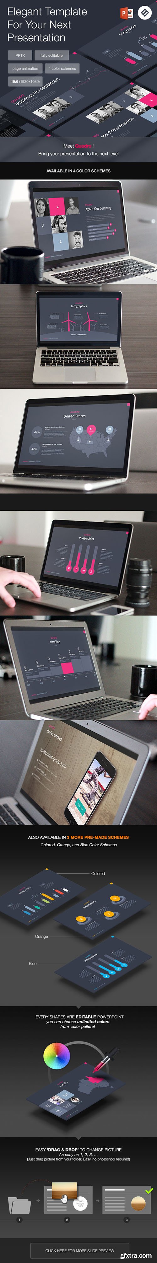 Graphicriver Quadro - Multipurpose Powerpoint Template 12474931
