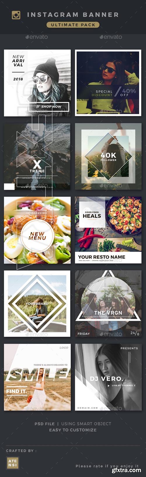 Graphicriver - Instagram Banner Pack 20293779