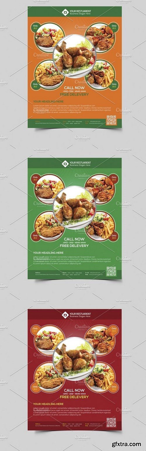 CM - Restaurant & Food Flyer Template 1338346