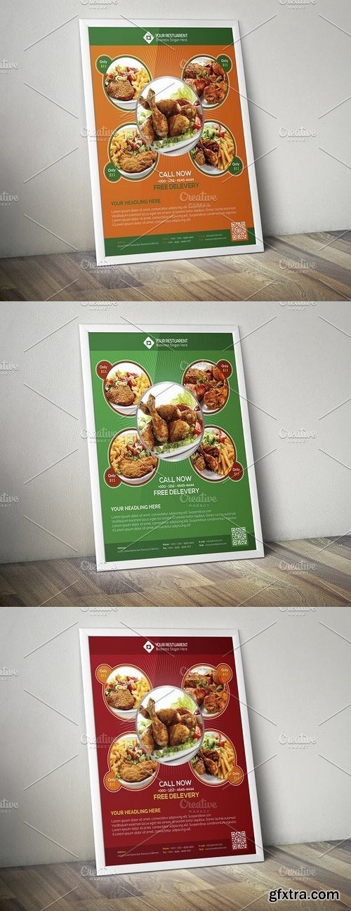 CM - Restaurant & Food Flyer Template 1338346