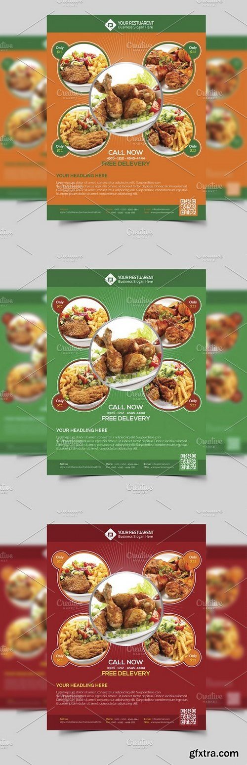 CM - Restaurant & Food Flyer Template 1338346