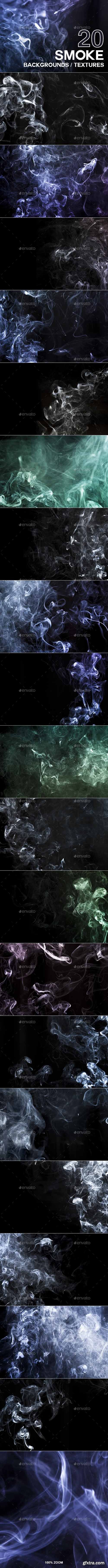 GR - 20 Smoke Backgrounds / Textures 20348204