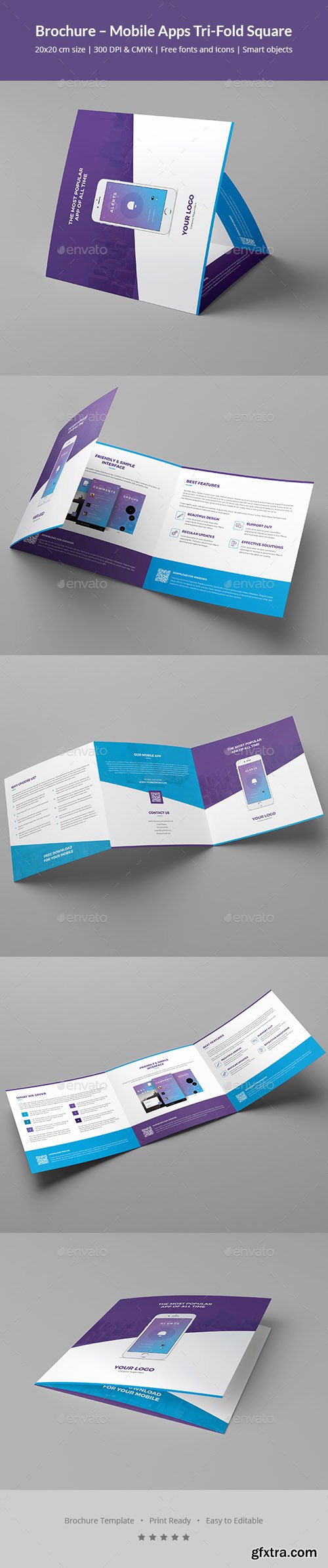 GR - Brochure – Mobile Apps Tri-Fold Square 20365949