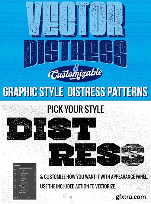 CM - Vector Distress Graphic Styles 1659370