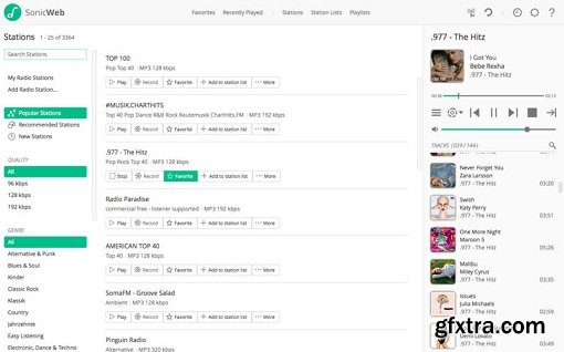 SonicWeb Internet Radio Player 2.2 (Mac OS X)
