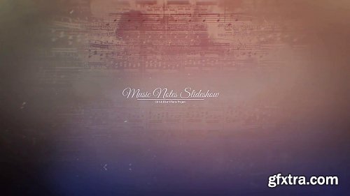 Videohive Music Notes Slideshow 19552297