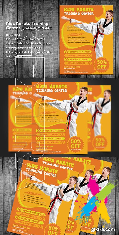 CM - Kids Karate Flyer Template 1693997