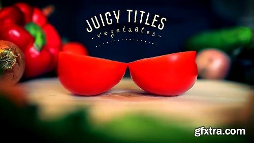 Videohive Vegetables Titles 7502130