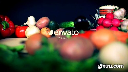 Videohive Vegetables Titles 7502130