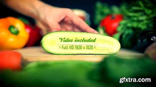 Videohive Vegetables Titles 7502130