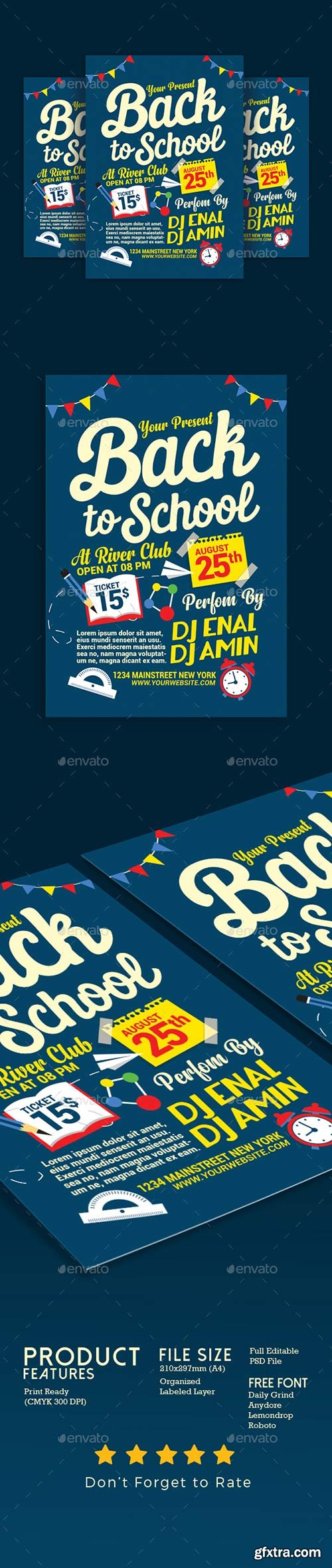 Graphicriver - Back To School Flyer Template 20370325