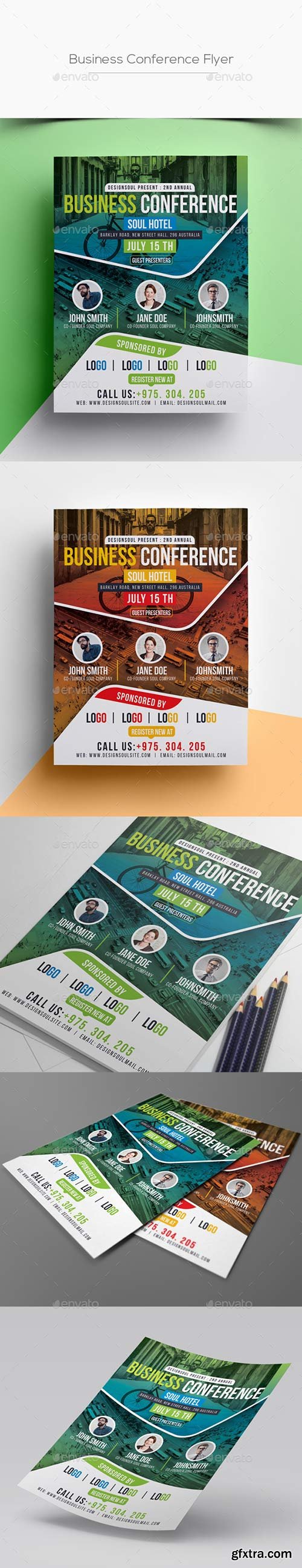 Graphicriver - Business Conference Flyer 20353106