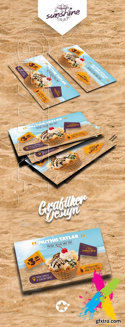 GR - Ice Cream Business Card Templates 20316516